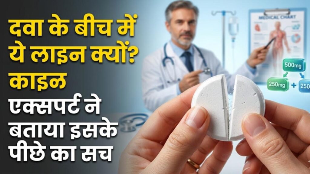 Health Tips: क्या हर दवा को बीच से तोड़कर खाना सुरक्षित है? टैबलेट पर बनी इस 'लाइन' का असली मतलब जान लें, वरना हो सकता है नुकसान