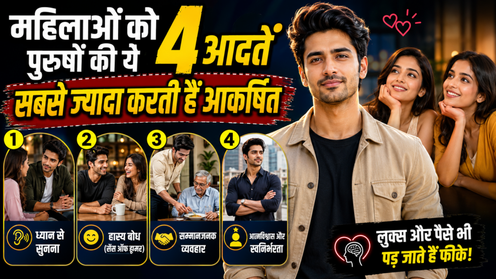 महिलाओं को आकर्षित करती हैं पुरुषों की ये 4 आदतें: Men Habits That Attract Women, लुक्स और पैसे भी पड़ जाते हैं फीके!