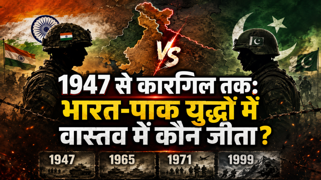 भारत-पाकिस्तान के युद्ध: किसने शुरू किए, कौन जीता और इतिहास क्या कहता है?