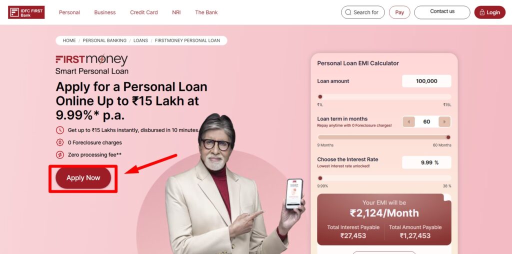 Personal Loan Apply Online 2026: घर बैठे Instant Personal Loan कैसे लें? जानें Eligibility, Documents और सबसे कम ब्याज दरें 6 Official Website से Personal Loan Apply Online करने का तरीका