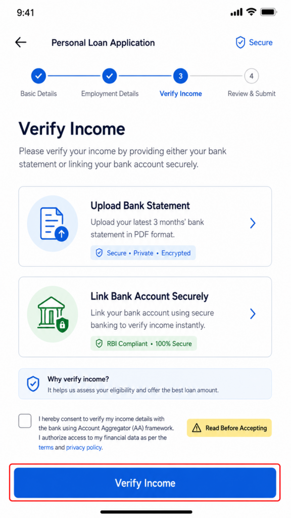 Personal Loan Apply Online 2026: घर बैठे Instant Personal Loan कैसे लें? जानें Eligibility, Documents और सबसे कम ब्याज दरें 8 Online Personal Loan के लिए income verification process