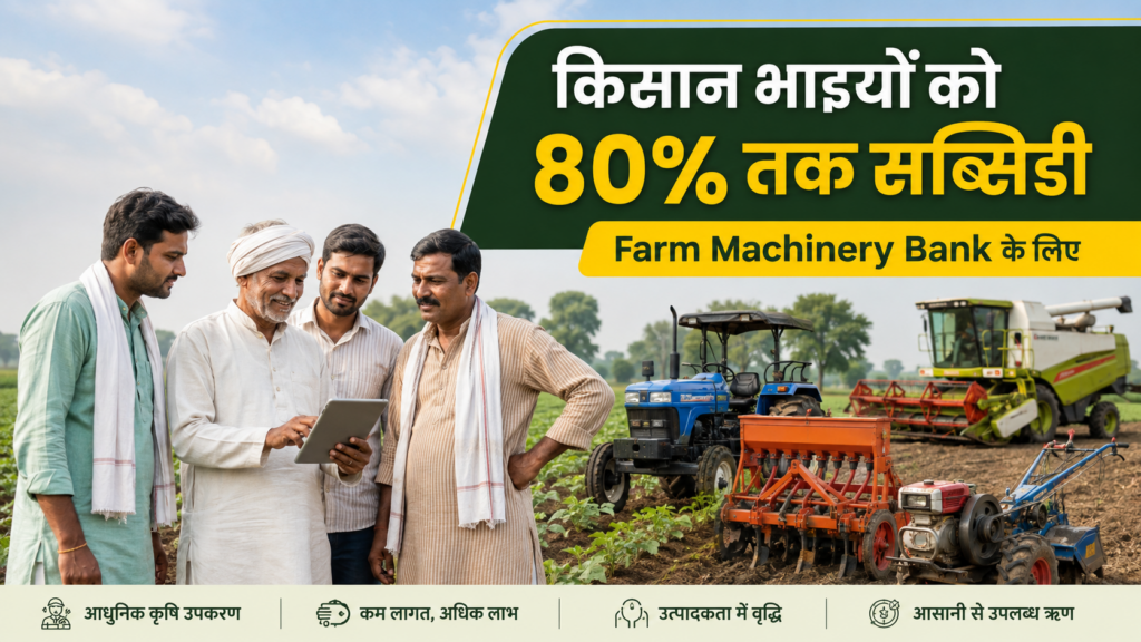 किसान भाई ध्यान दें: इस सरकारी योजना में मिल रही 80% तक सब्सिडी, जानिए कौन उठा सकता है फायदा