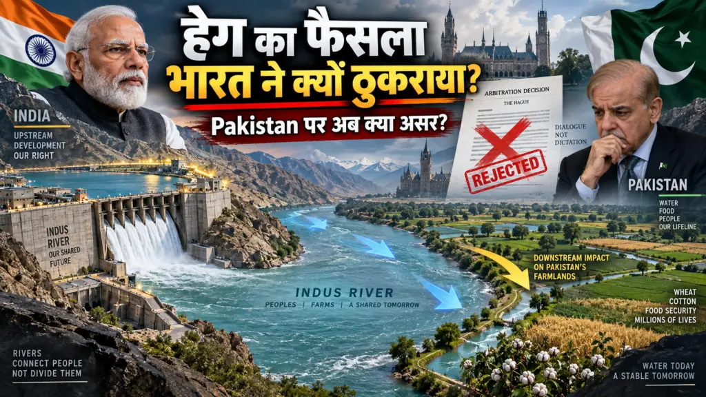 सिंधु जल संधि पर भारत ने हेग का फैसला क्यों ठुकराया? पाकिस्तान पर अब क्या असर पड़ेगा
